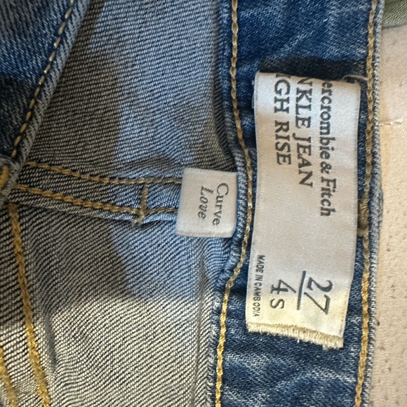 Abercrombie & Fitch Curve Love Ankle Jean High Rise - Picture 4 of 4